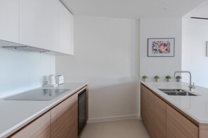 Apartment, Multiple Beds, Kitchen, City View (Hollen St 6, 15) | Private kitchen - Hollen at Six - Soho - by Frankie (London)