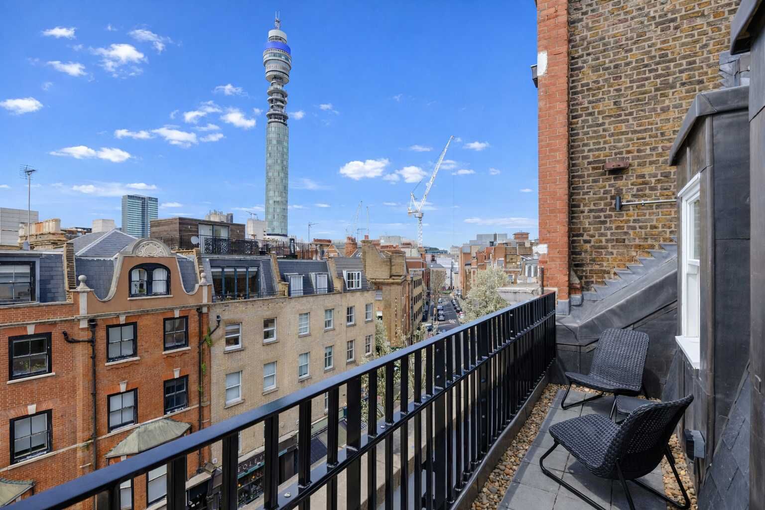 Apartamento, 1 cama de casal e sofá-cama, varanda, vista para a cidade (Foley St 4) | Área da propriedade