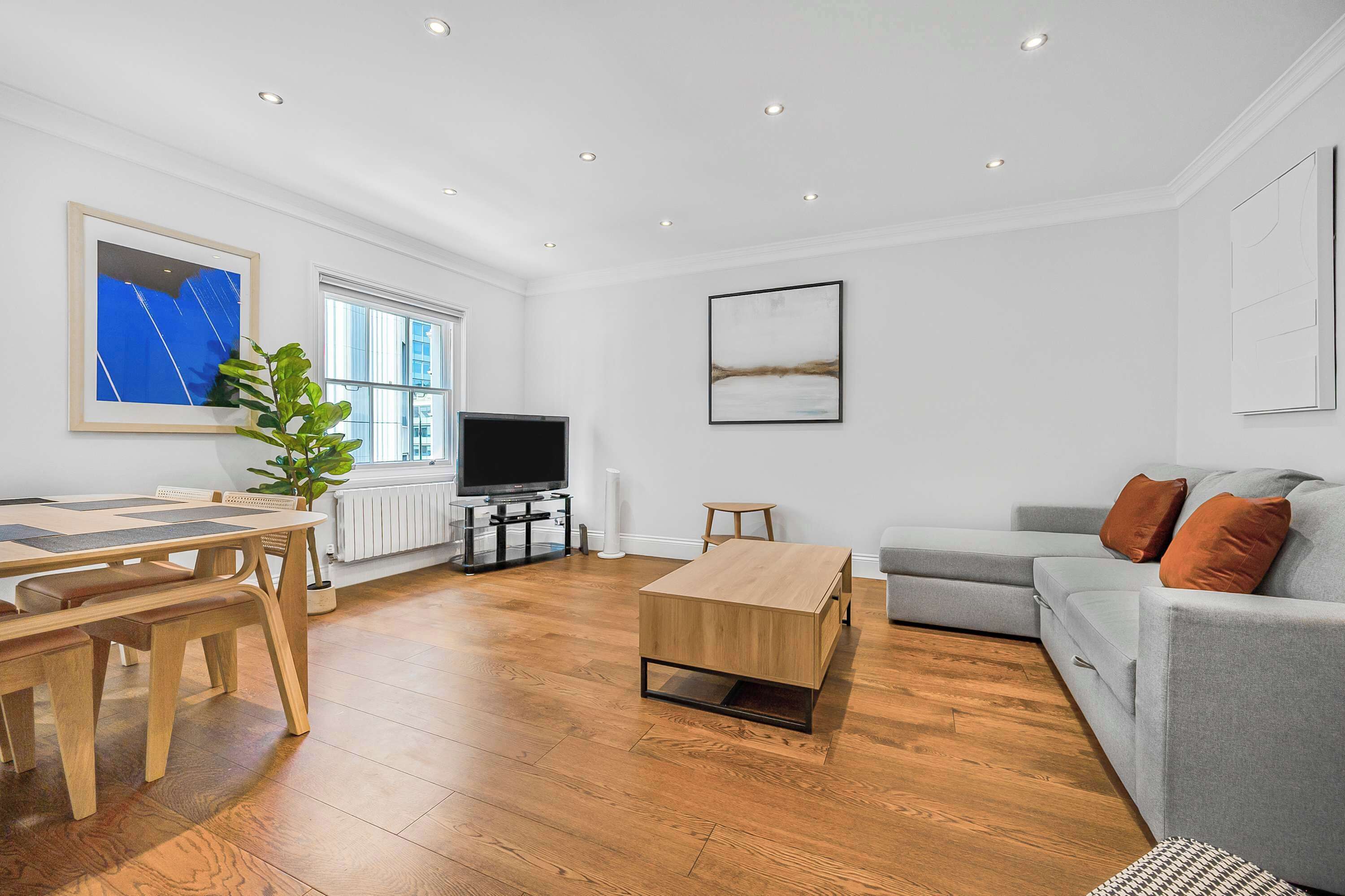 Appartement, 1 kingsize bed met slaapbank, keuken, uitzicht op de stad (Morwell 26, 3) | Woonruimte