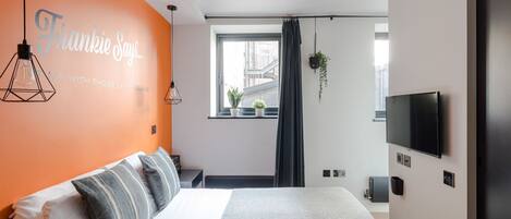 Appartement, 1 kingsize bed met slaapbank, keuken, uitzicht op de stad (Long Acre 2) | Uitzicht vanuit de kamer