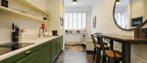Maison, plusieurs lits, patio, vue ville (Park 10-14) | Cuisine privée