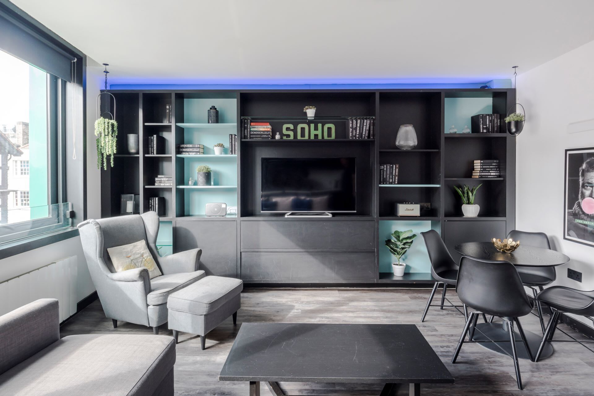 Apartment, Multiple Beds, Kitchen, City View (Old Compton 3) | Living area