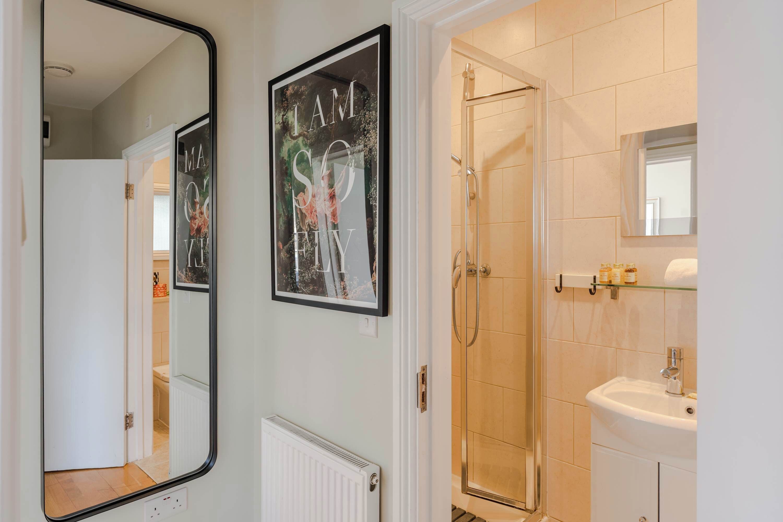 Appartement, 1 lit double et 1 canapé-lit, cuisine, vue ville (GTS 3,59) | Salle de bain | Serviettes fournies