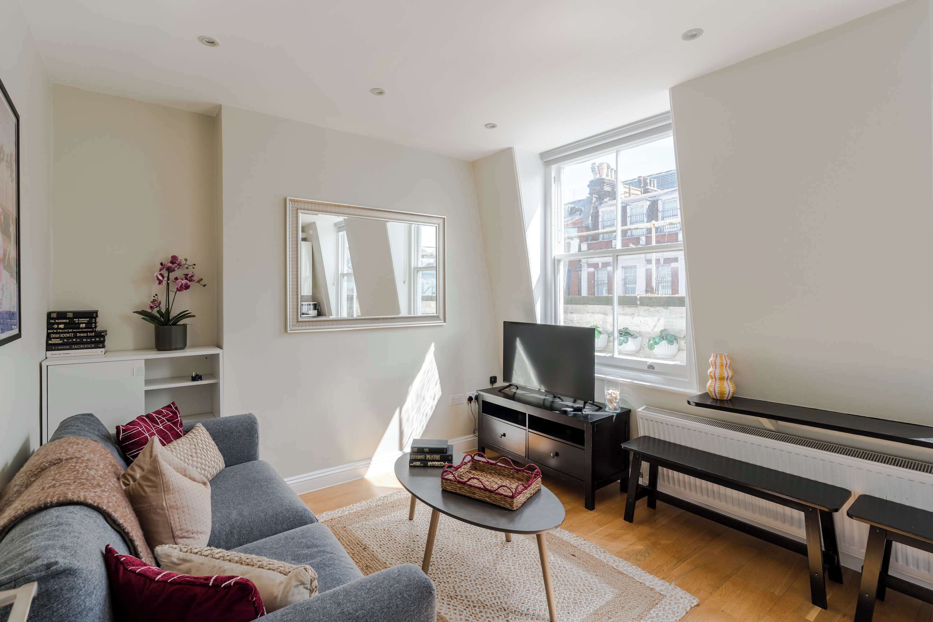 Apartamento, 1 cama doble con sofá cama, cocina, vistas a la ciudad (GTS 3,59) | Zona de estar