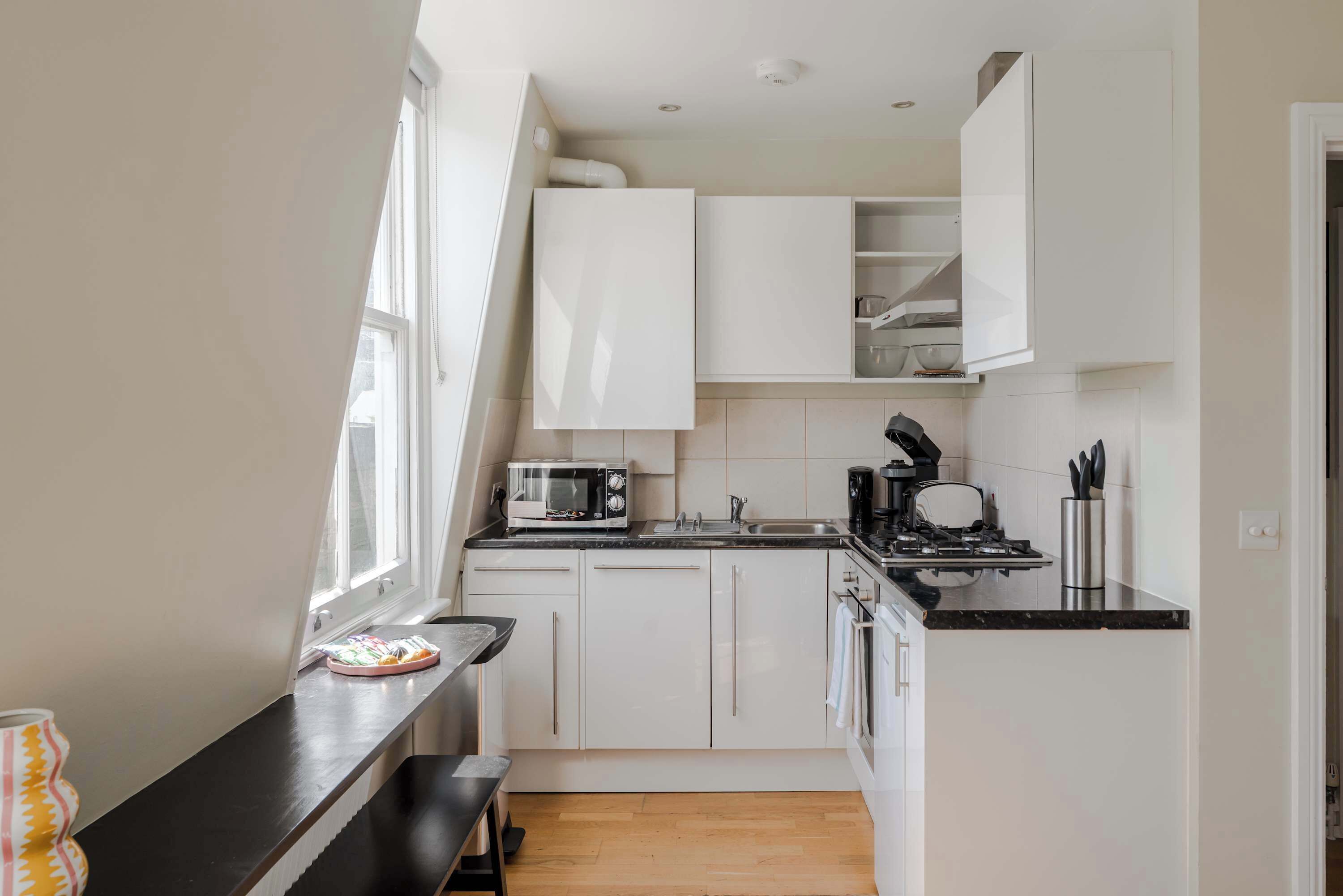 Appartement, 1 lit double et 1 canapé-lit, cuisine, vue ville (GTS 3,59) | Cuisine privée