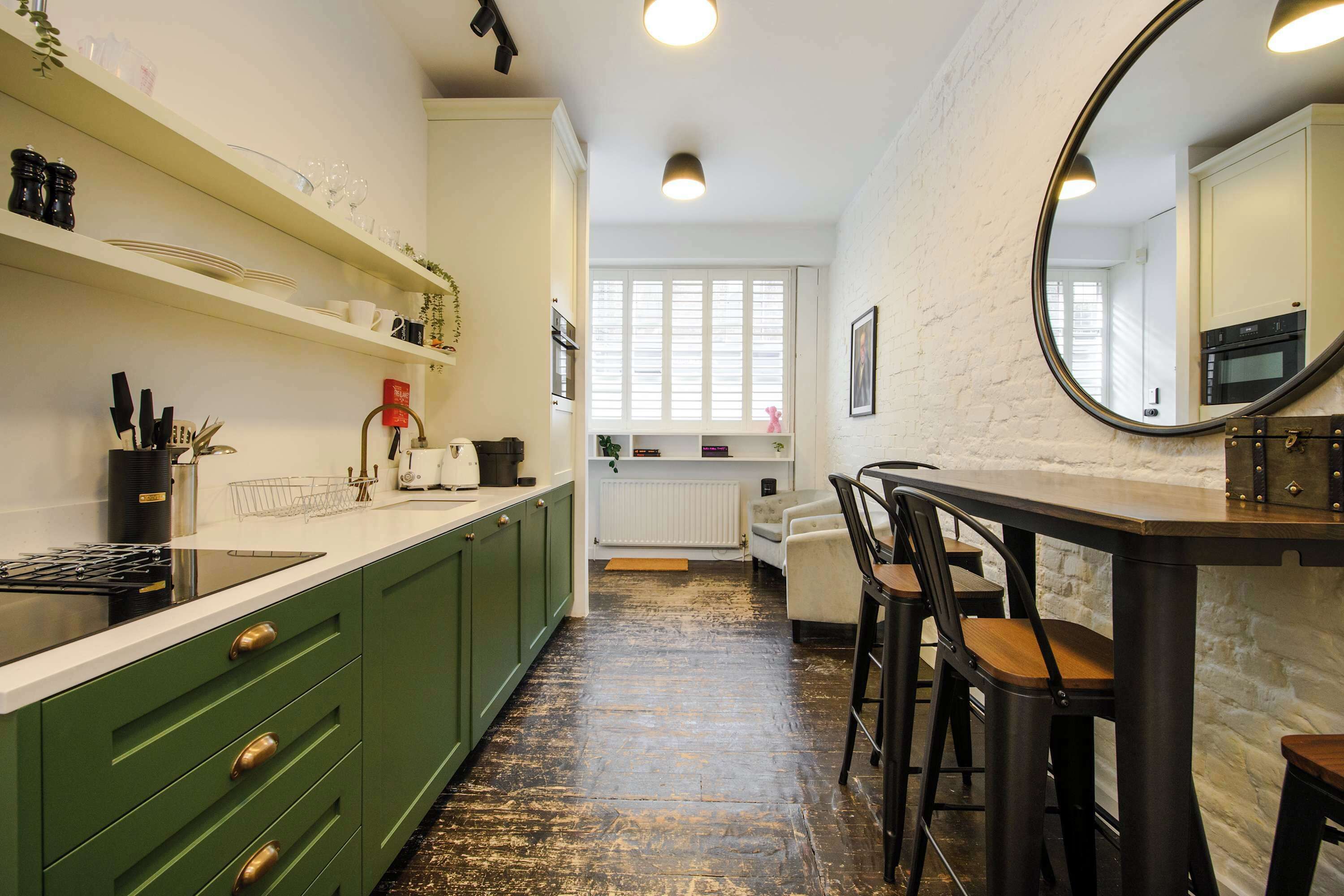 Departamento, varias camas, patio, vista a la ciudad (Park St 10 (1&2)) | Cocina privada