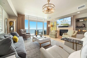 TV - Turquoise Place 2407C | Hot Tub & Grill on Private Balcony | Beachfront | Beach Getaways (Orange Beach)