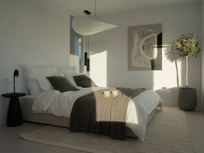 4 bedrooms, free WiFi, bed sheets - Luxury villa with pool and sea view - 8 guests (Marbella)