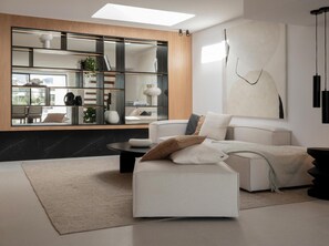 TV - Luxury villa with pool and sea view - 8 guests (Marbella)