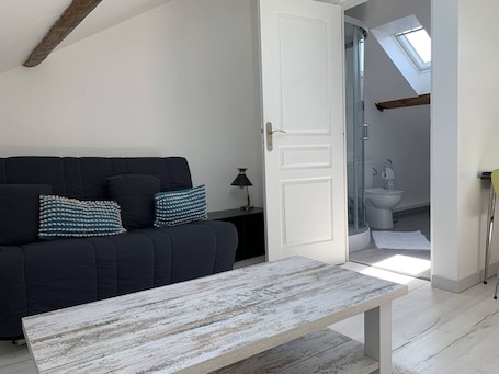 TV. Bright duplex in Reims - 2 bedrooms, modern and comfortable