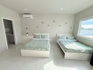 3 habitaciones, tabla de planchar con plancha y wifi gratis 