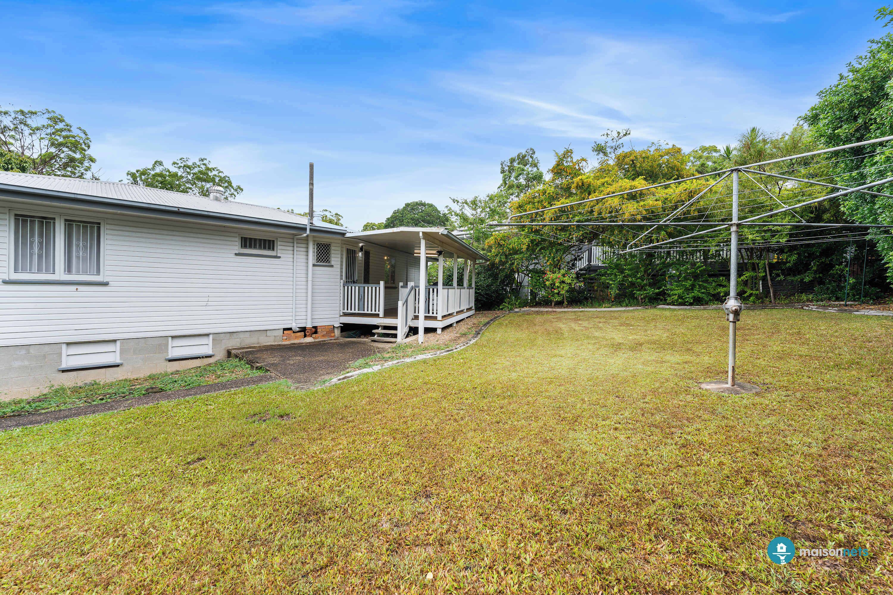 Large private backyard which is fully fenced.