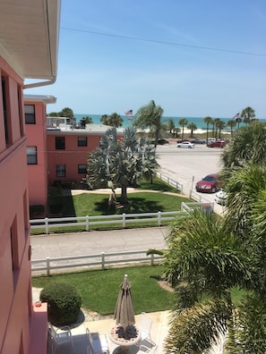 Terrace/patio - 🌅 Private Rooftop Deck Retreat | 2BR Coastal Condo at Gulf Winds Resort (Saint Pete Beach)
