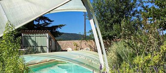Maison abbé avec piscine