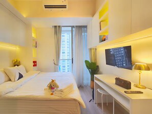 Room, 1 Bedroom, City View | View from room - Whiz By SanLiving - Studio (Jakarta)