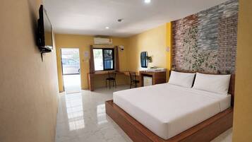 Standard Double Room | Desk, blackout curtains, iron/ironing board, free WiFi