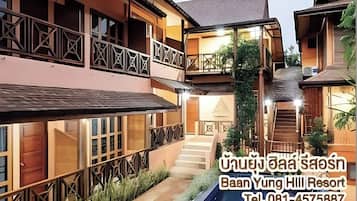 Voorkant van accommodatie