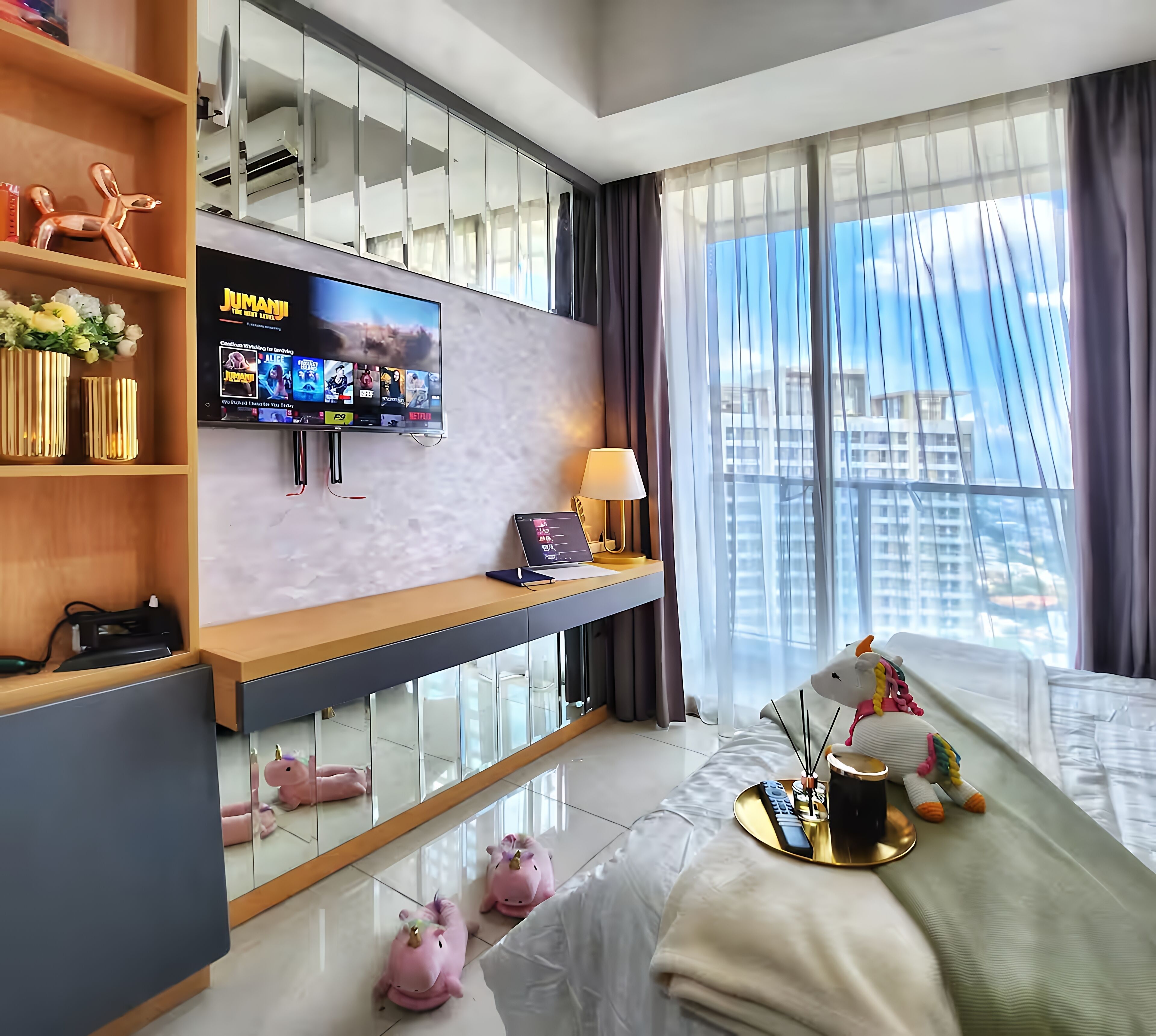 Studio, 1 Bedroom, City View | Seterika/papan seterika, Wi-fi percuma 