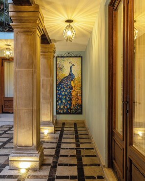 Interior - Peacock House.  Large house in the center with iconic view. (San Miguel de Allende)