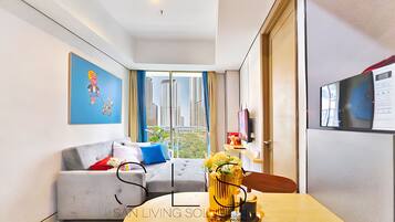 Huoneisto, 1 makuuhuone, kaupunkinäköala | Näkymä huoneesta