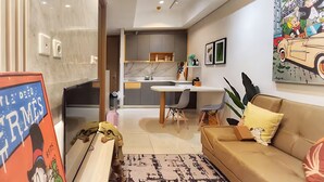 Apartemen, 1 kamar tidur, pemandangan kota | Area keluarga