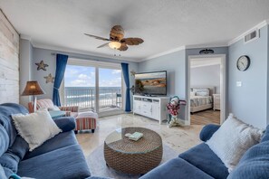 TV - NEW Listing! Direct Oceanfront 2/2 | Private Balcony | Heated Pool & Garage Parking (Ormond Beach)