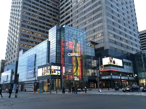 Toronto Condo in front of Eglinton/Yonge Subway station