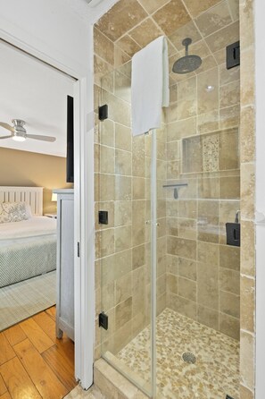 Shower, hair dryer, towels - 30 Knots enjoys access to the neighborhood (Bald Head Island)