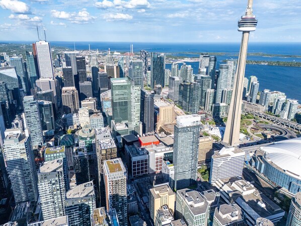 Suite de diseñador, vista a la ciudad | Vista aérea