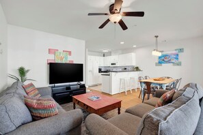 Smart TV - Beachside Retreat, Steps from the Beach | Heated Pool Access (Tybee Island)