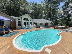 Pool - One Particular Harbour - 5 BR Single Level Ranch, Private Pool, Canalfront (Southern Shores)