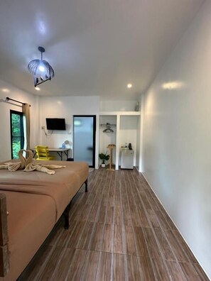 Standard-bungalow, parveke, näköala puutarhaan