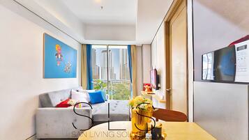 Appartamento, 1 camera da letto, vista città