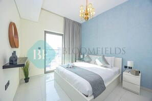 Apartment, Balcony, City View - Bloomfields Modern 1Bedroom In Wavez (Dubai)