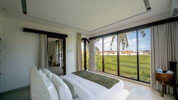 Deluxe-Apartment, 1 Schlafzimmer, Poolblick | Zimmersafe, kostenloses WLAN