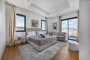 Apartment, 3 Bedrooms, Balcony, City View | Living room - Sfiggos Premium Apartments (Limassol)