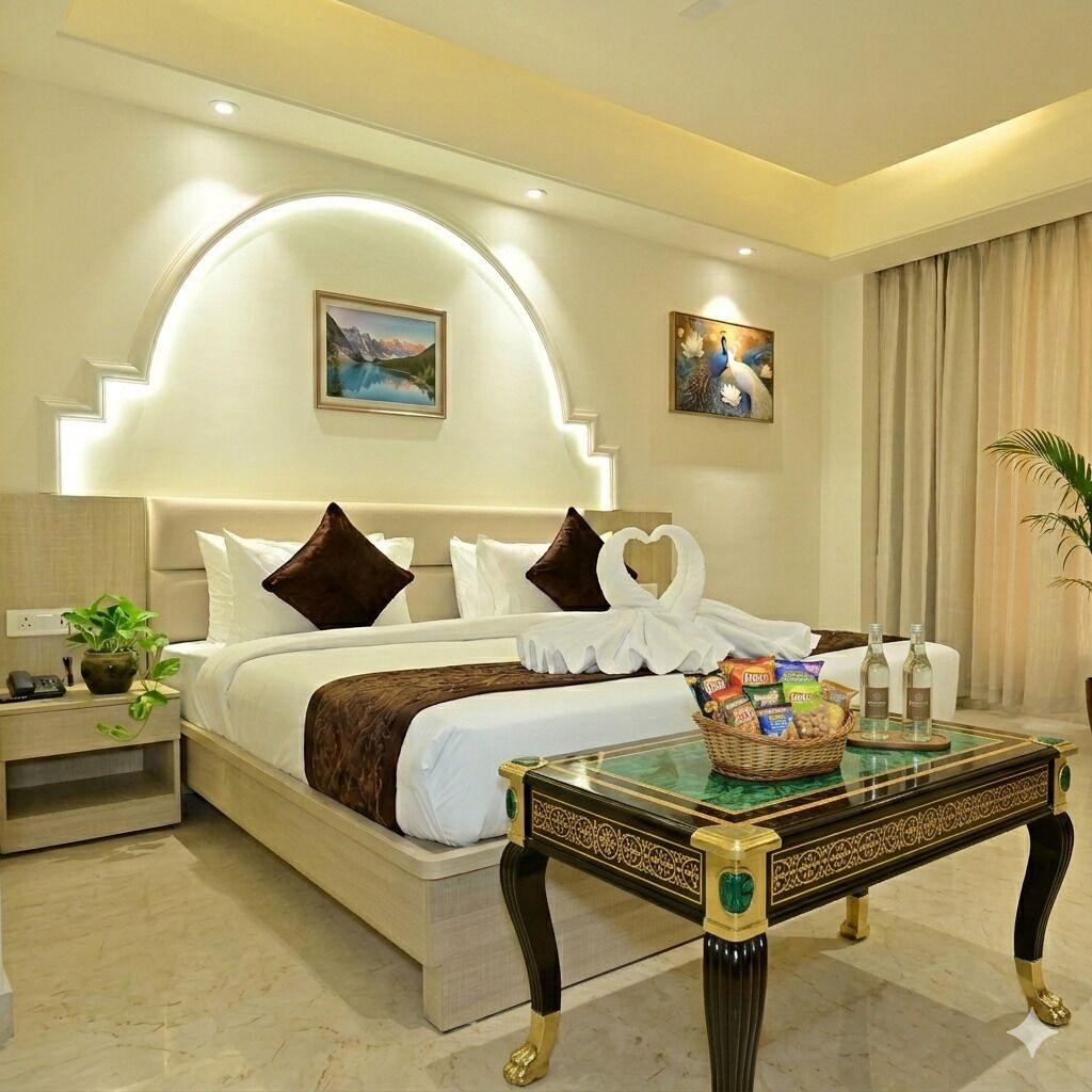 Deluxe Double Room, City View | Desk, laptop workspace, free WiFi