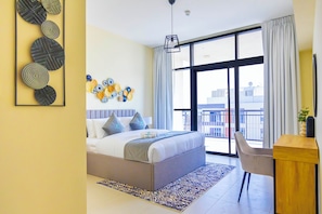 Apartment, Balcony, Partial Sea View - Bloomfields 1BR Canal The View Raha (Abu Dhabi)