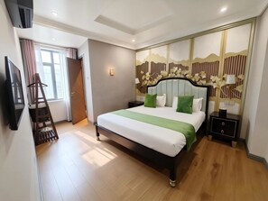 Doppia Luxury, 1 letto queen, bagno privato, vista cortile