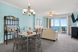 Dining - Gulf-Front Condo + Balcony + Heated Pool + Hot Tub + Sauna | Gulfview Haven (Panama City Beach)