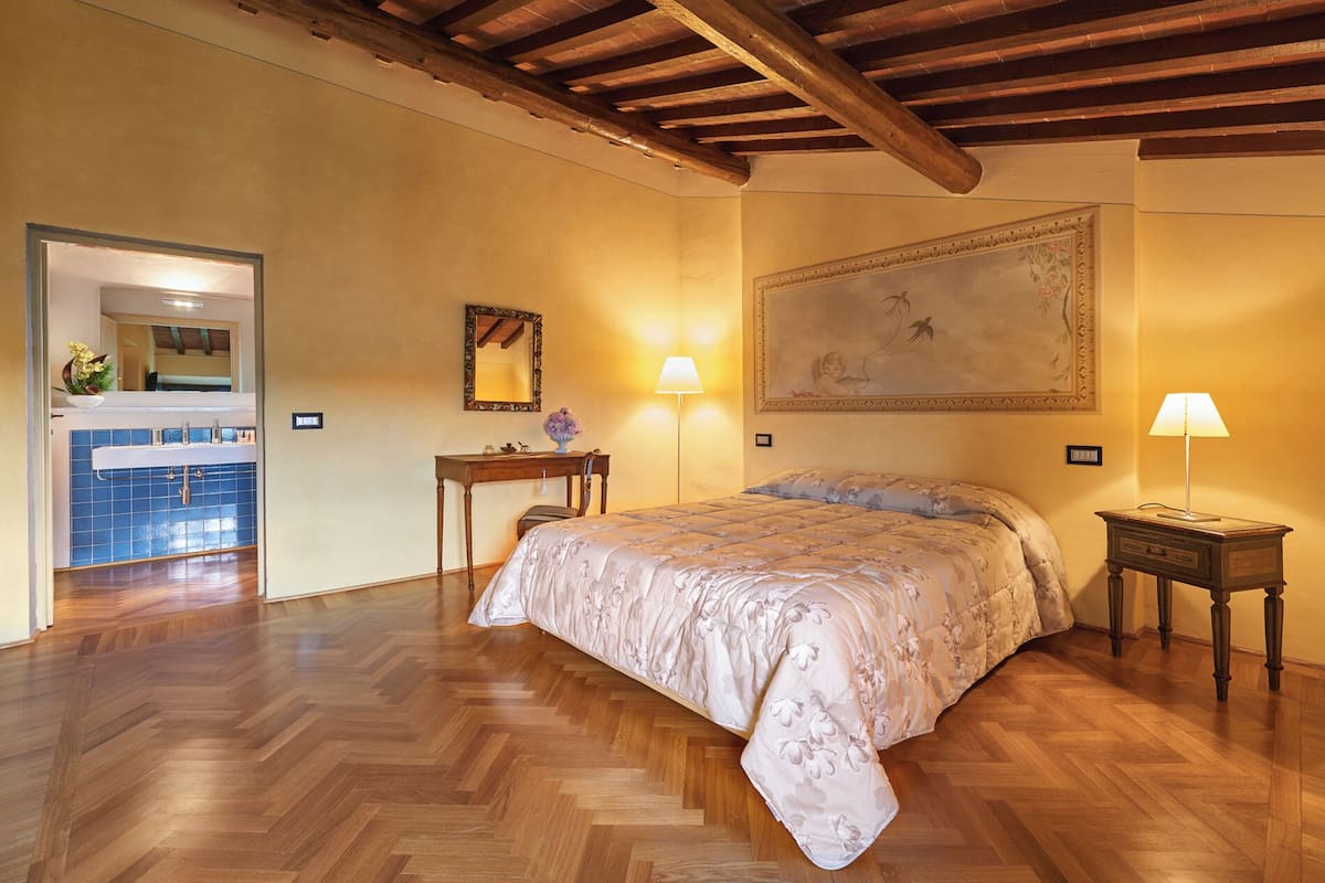 Suite de lujo, vista al viñedo | Sábanas italianas Frette y ropa de cama de alta calidad