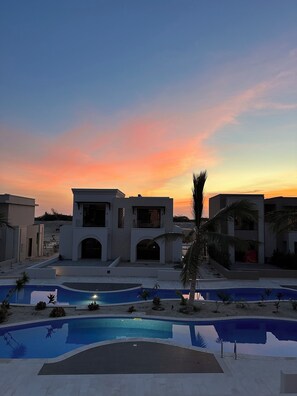 Pool - Cozy Studio in Riviera Hawana Salalah (Taqah)