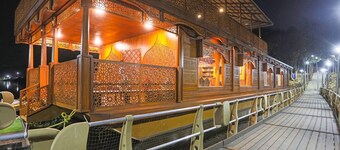 Houseboat in Kevadia near Statue of Unity