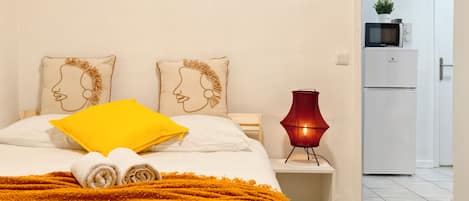 2 sovrum och sängkläder