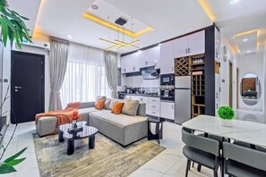 Living area - Cozy 1 bedroom apartment (Lekki)