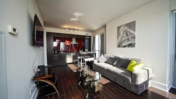 Suite Premium, 2 chambres, non-fumeur | Coin séjour