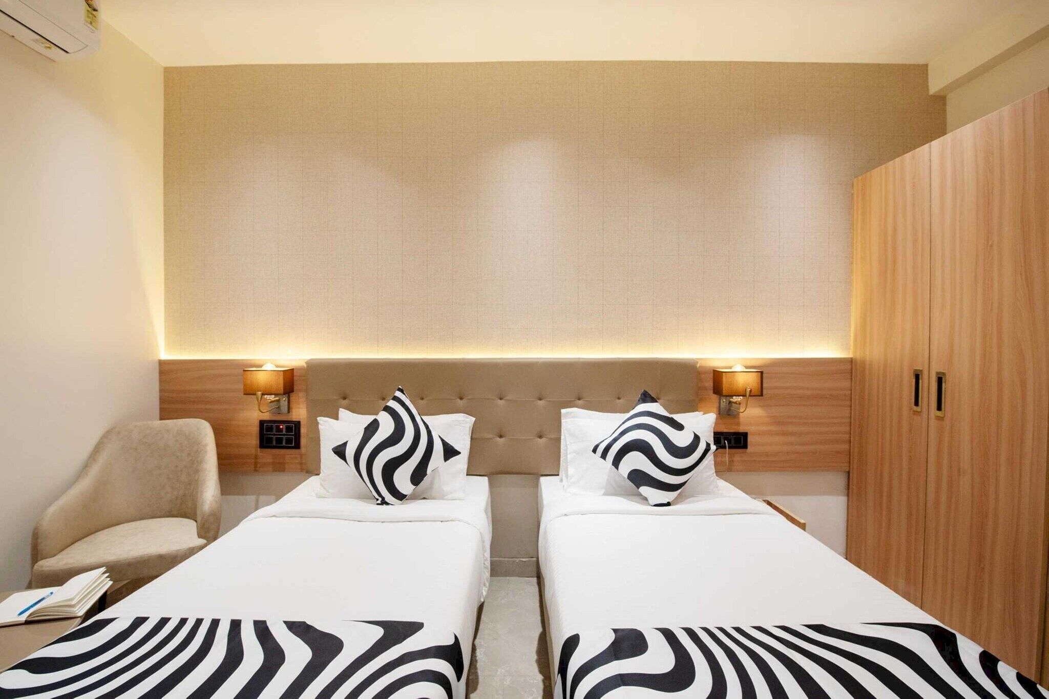 1 slaapkamer, een bureau, gratis wifi, beddengoed