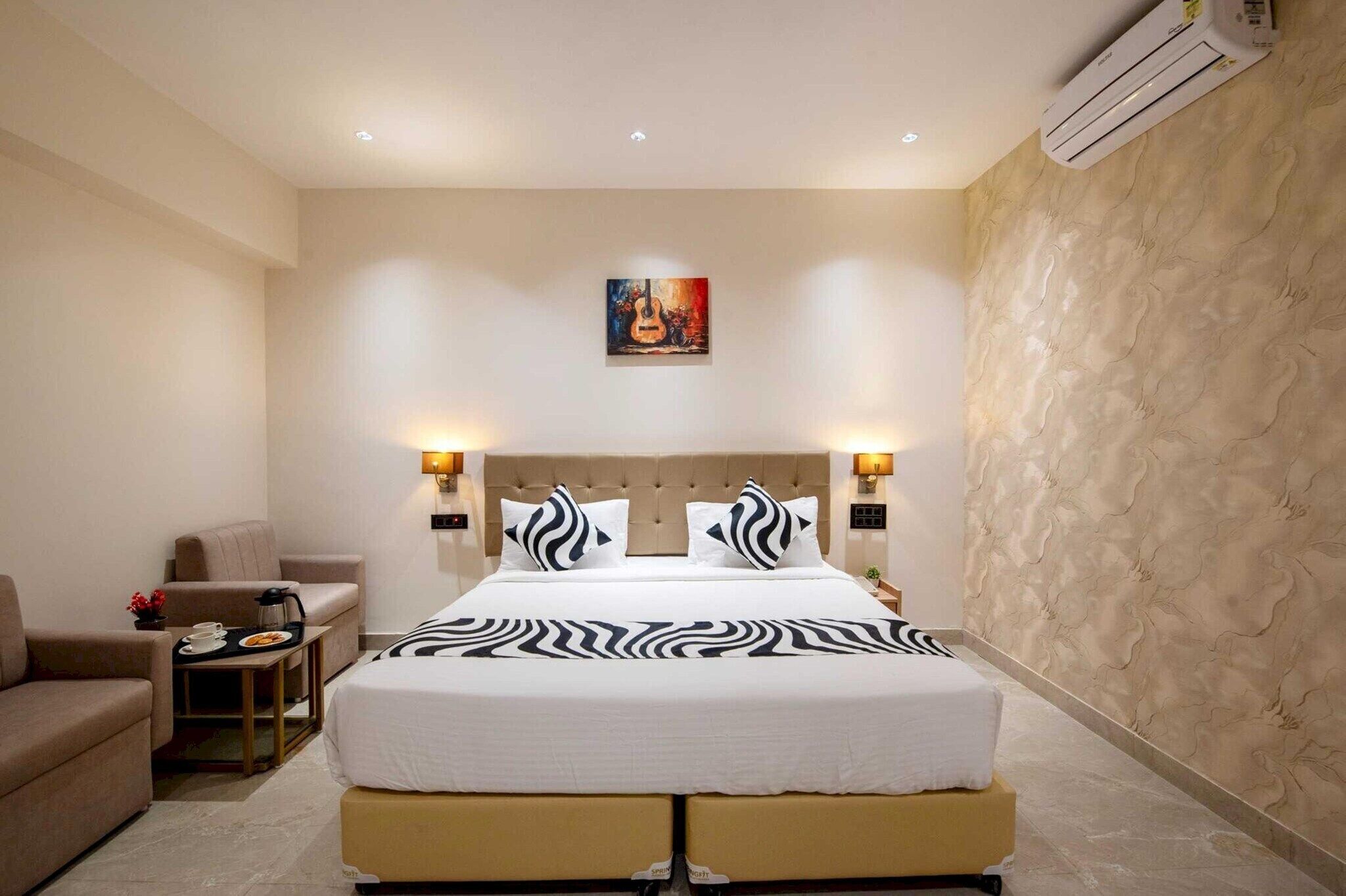 1 slaapkamer, een bureau, gratis wifi, beddengoed