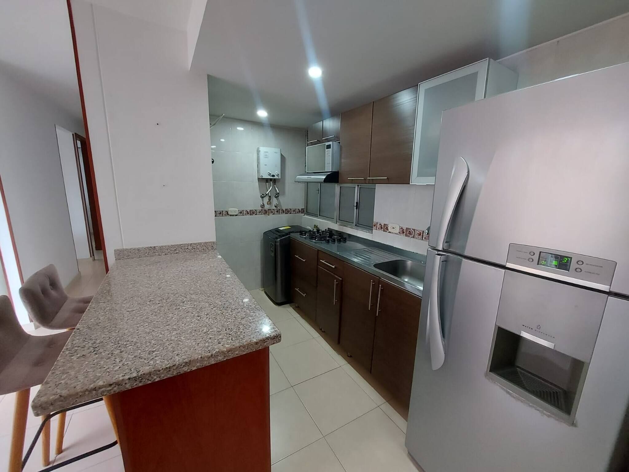 Microwave, oven, coffee/tea maker