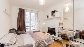 1 chambre, fer et planche Ă repasser, accĂšs Internet, draps fournis